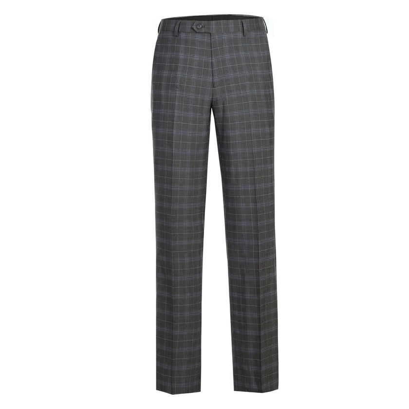 Renoir 293-25 Men's Classic Fit Checked Suits