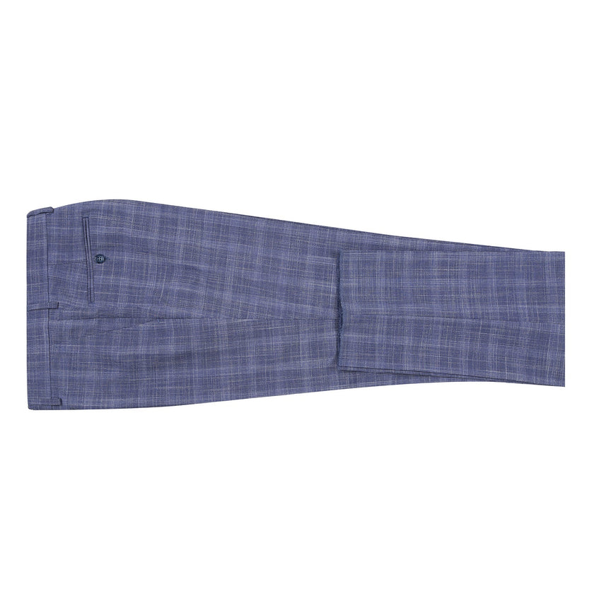 Renoir 293-24 Men's Slim Fit Checked Suits