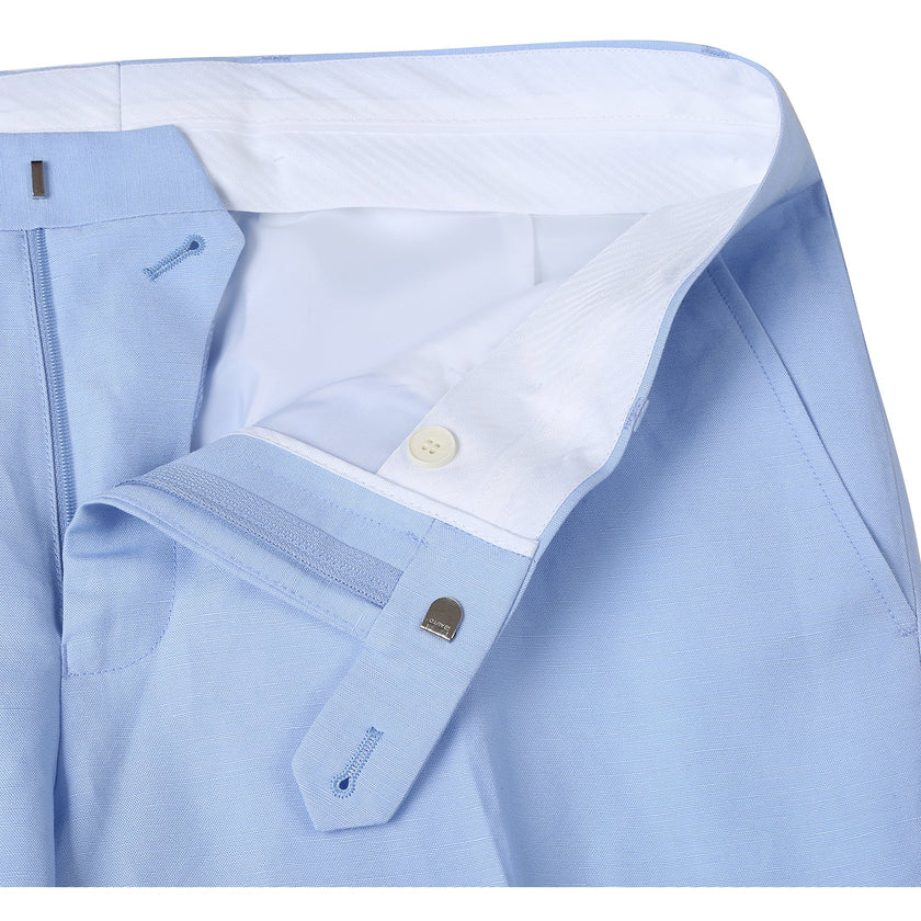 Renoir 611-5 Men's New Slim Fit Checked Linen Suits