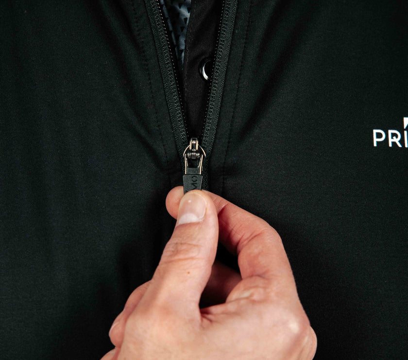  BlackBladeCollarQuarterZip- on display at Kator Shop – refined Utah men’s fashion made with quality materials and care.