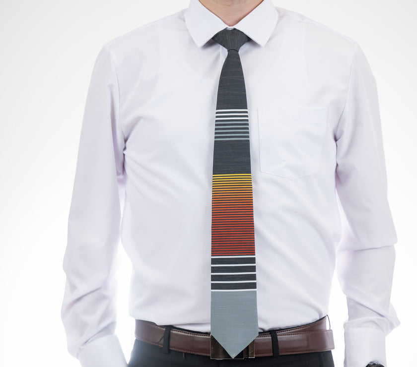 Sunset Stripes (gold-grey)