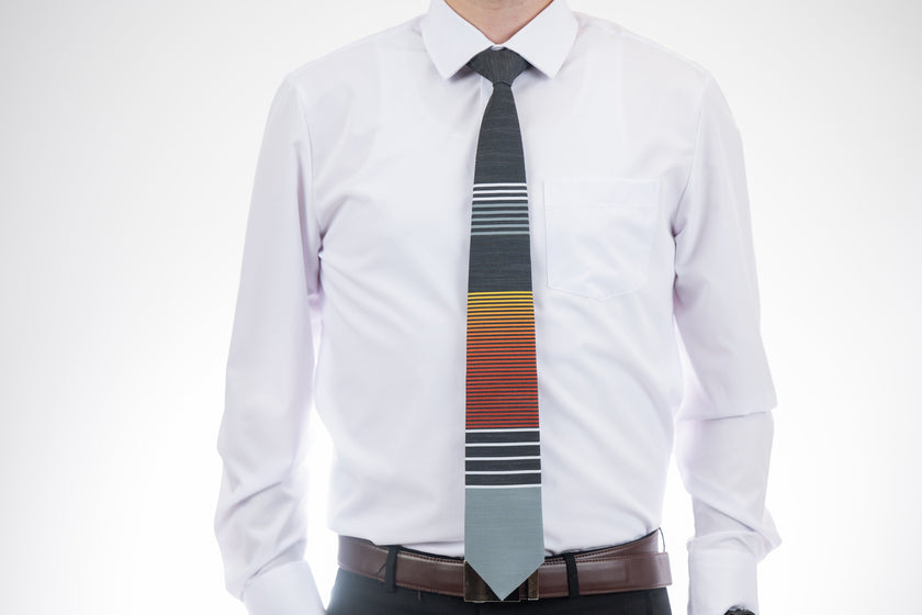 Sunset Stripes (gold-grey)