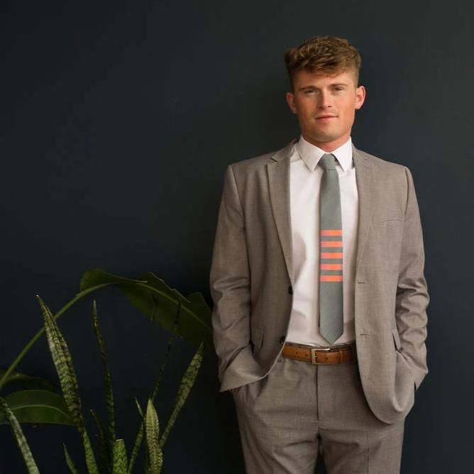 Liquid Lines (orange-gray)