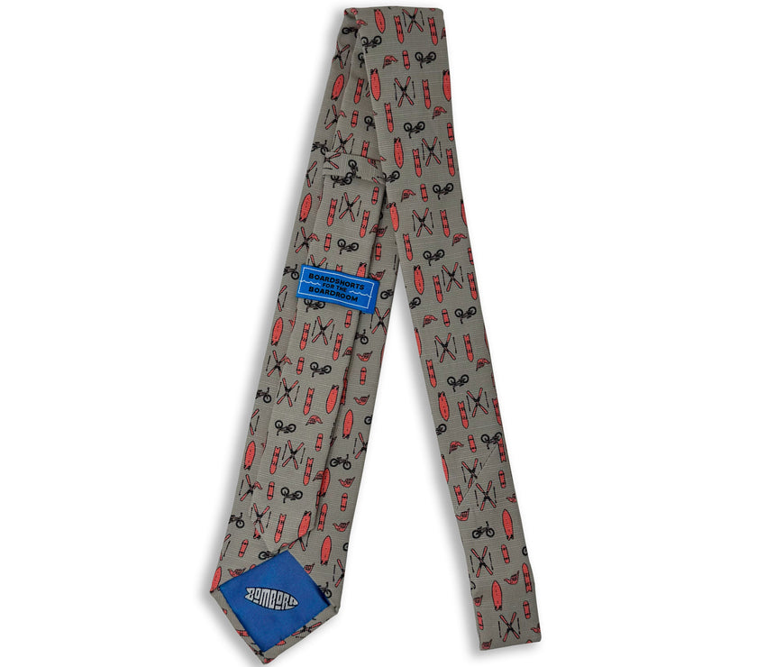 Bombora Tie backside stitching Tie featuring rich color and premium stitching – Kator Shop’s high-end accessory for men in Utah.