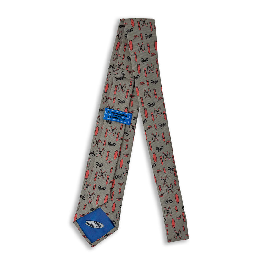 Bombora Tie backside stitching Tie featuring rich color and premium stitching – Kator Shop’s high-end accessory for men in Utah.