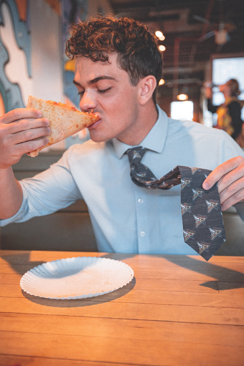 Bombora X Lucky Slice Men's Tie Business tie handcrafted in Logan, Utah — premium material and clean lines for confident everyday office wear.