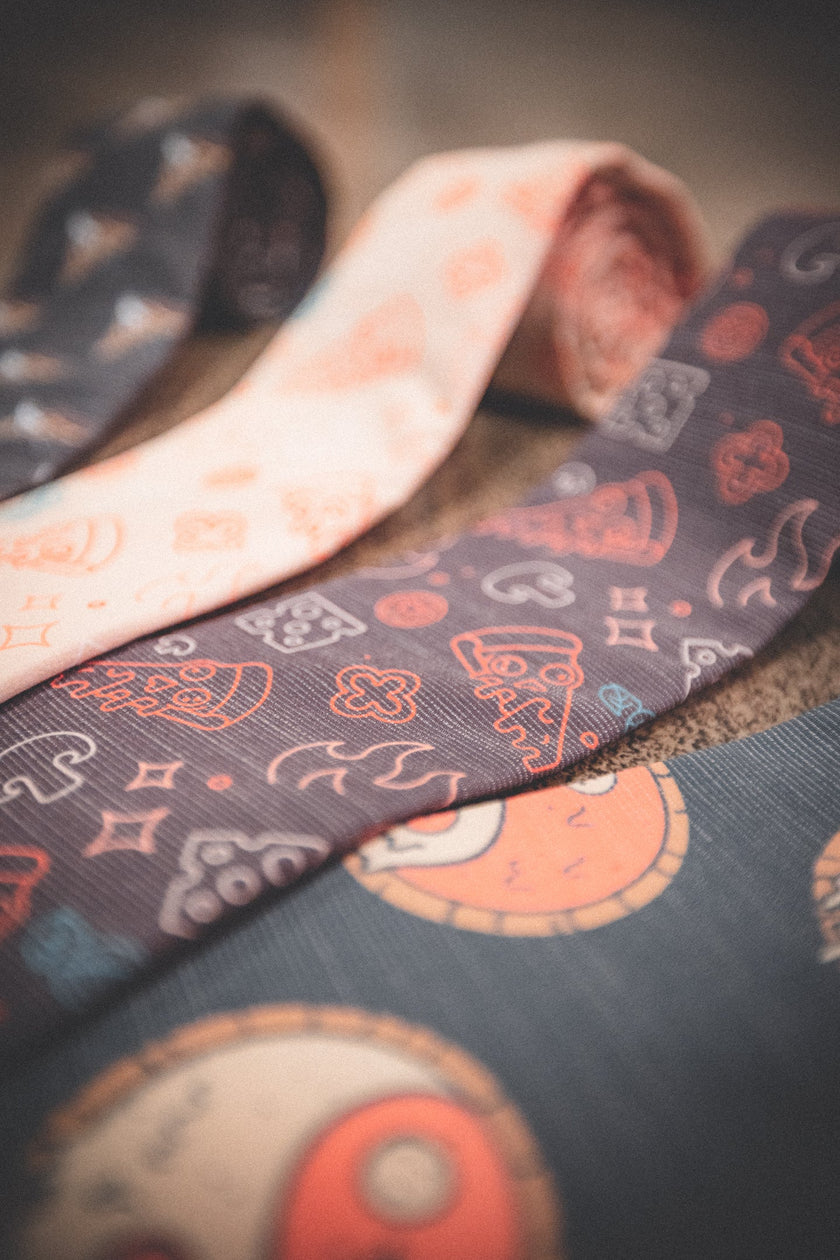 Bombora X Lucky Slice Men's Tie Gift-ready tie from Kator Shop in Cache Valley — ideal Utah gift for missions, graduations, or Father’s Day.