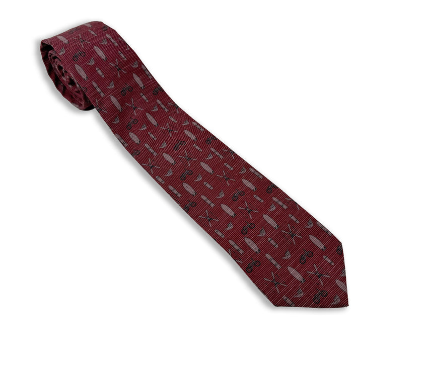 Bombora tie-red Tie featuring rich color and premium stitching – Kator Shop’s high-end accessory for men in Utah.