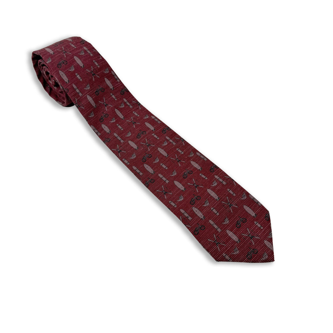 Bombora tie-red Tie featuring rich color and premium stitching – Kator Shop’s high-end accessory for men in Utah.