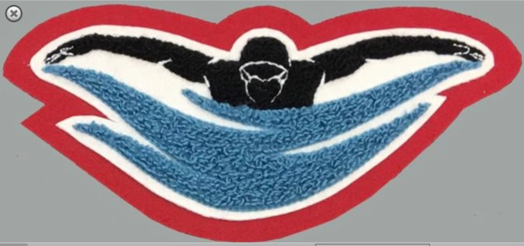 Swimmer Patch with Wave