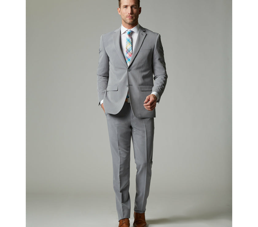 Tempo Separate Suit Jacket, Light Grey