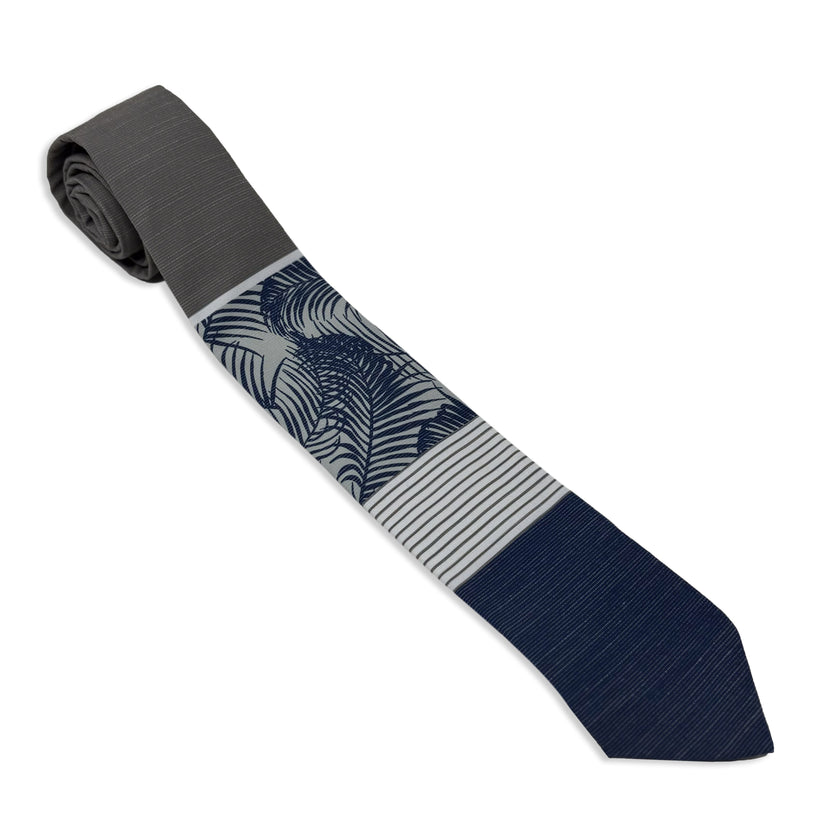 Cloudy Palms Men's Tie Formal tie from Kator Shop Logan — refined Utah design for galas, ceremonies, and special occasions.