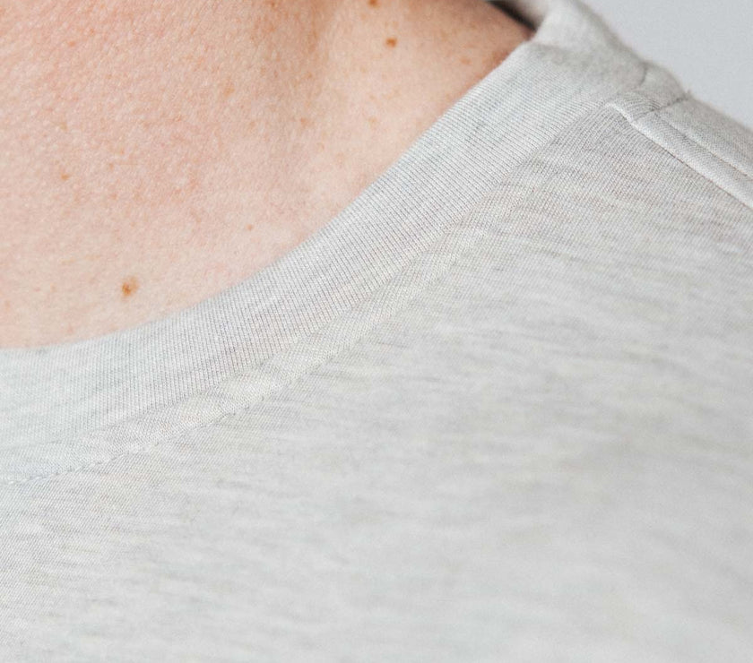 Men's Heather Gray Golf Crew Neck