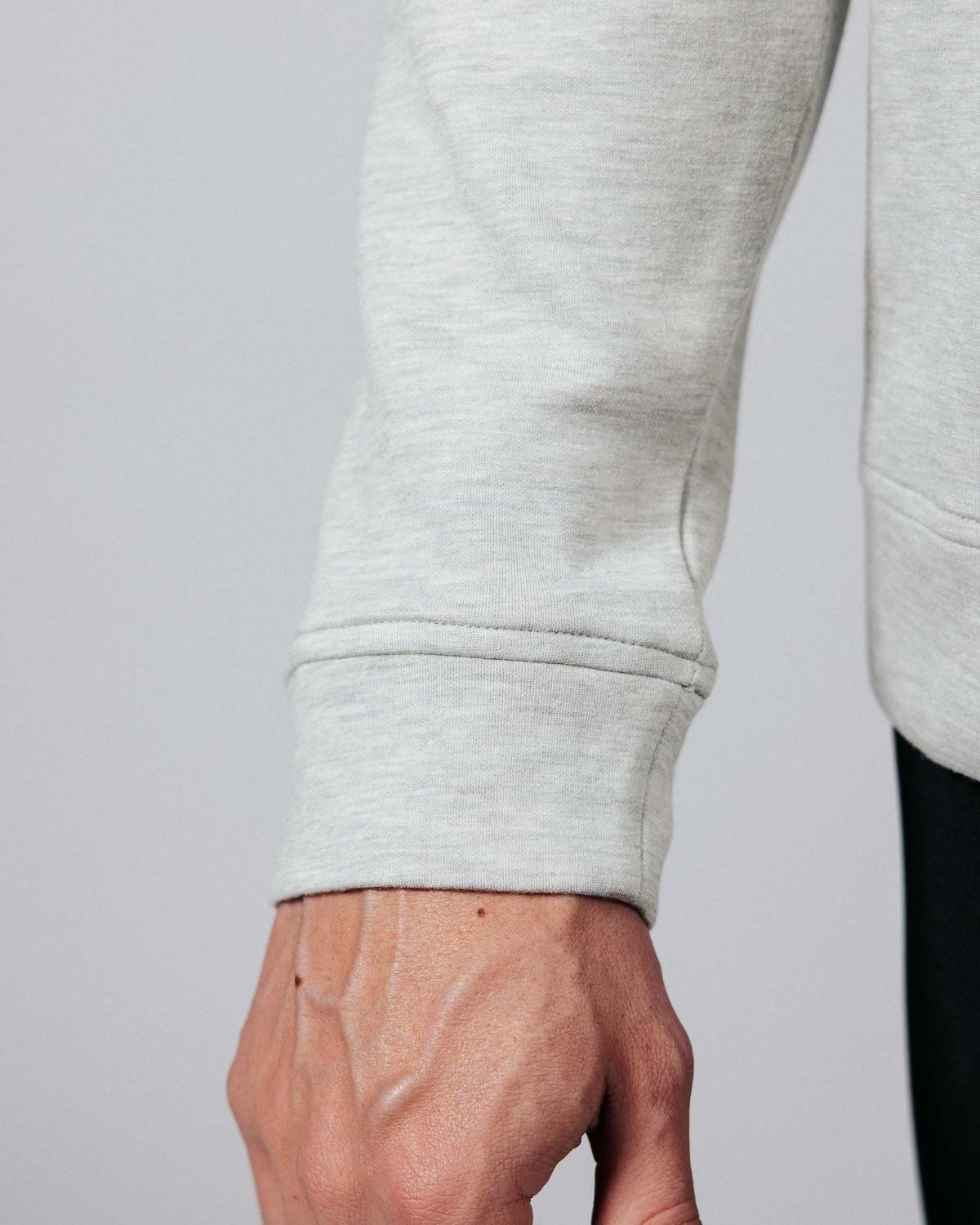 Men's Heather Gray Golf Crew Neck