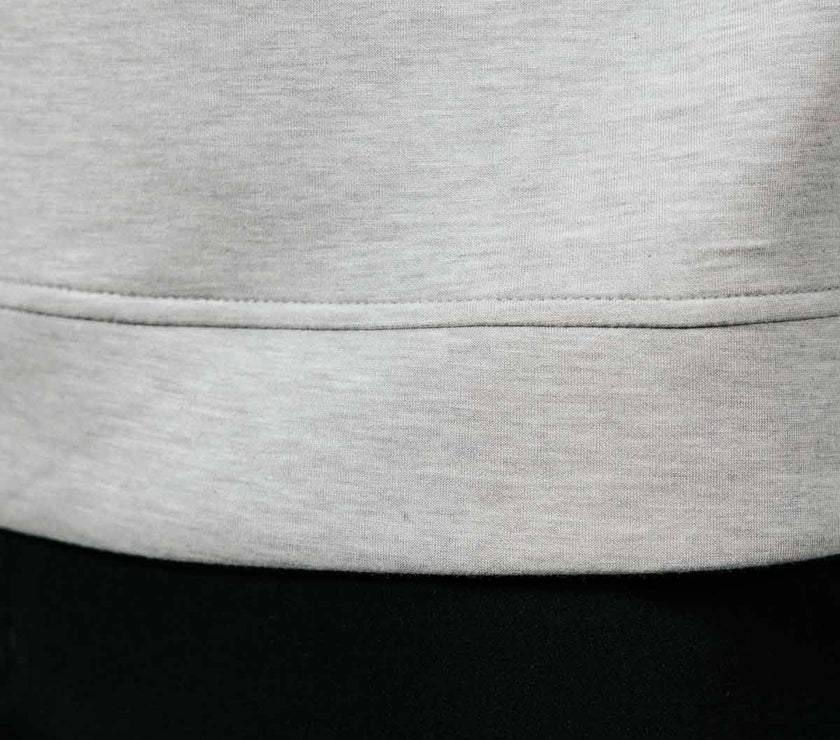 Men's Heather Gray Golf Crew Neck