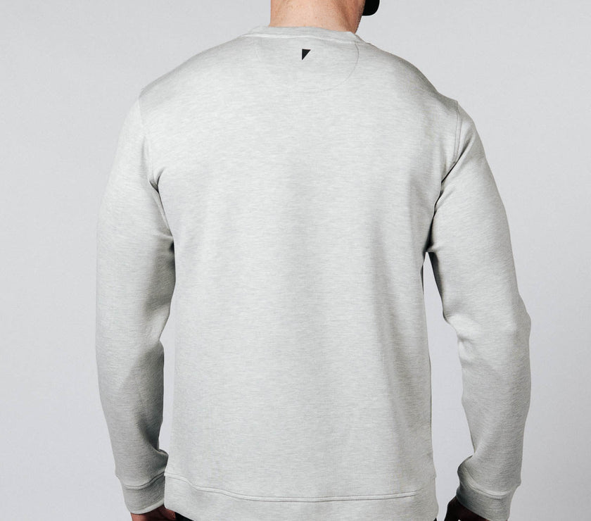 Men's Heather Gray Golf Crew Neck
