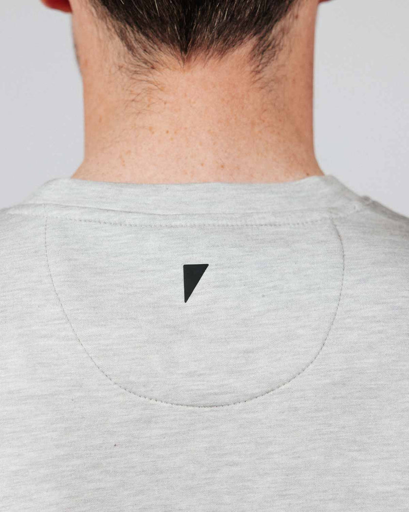 Men's Heather Gray Golf Crew Neck