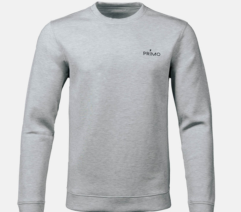 Men's Heather Gray Golf Crew Neck