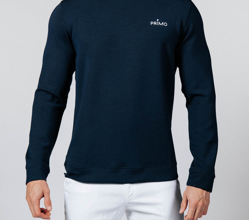 Men's Navy Golf Crew Neck