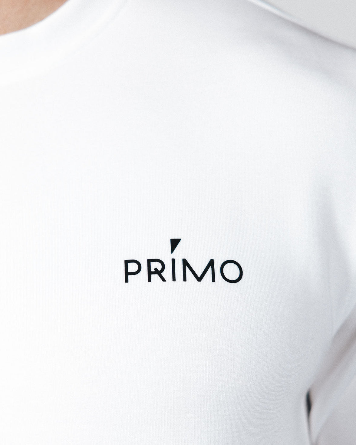 Men's White Golf Crew Neck