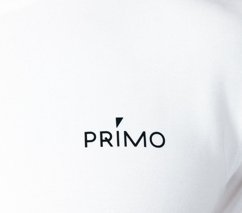 Men's White Golf Crew Neck