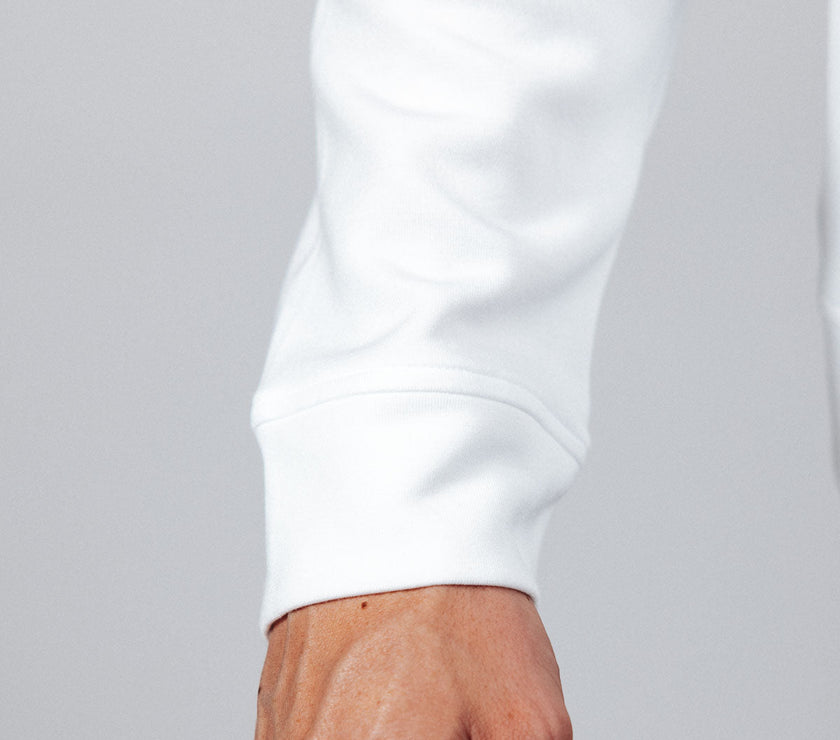 Men's White Golf Crew Neck