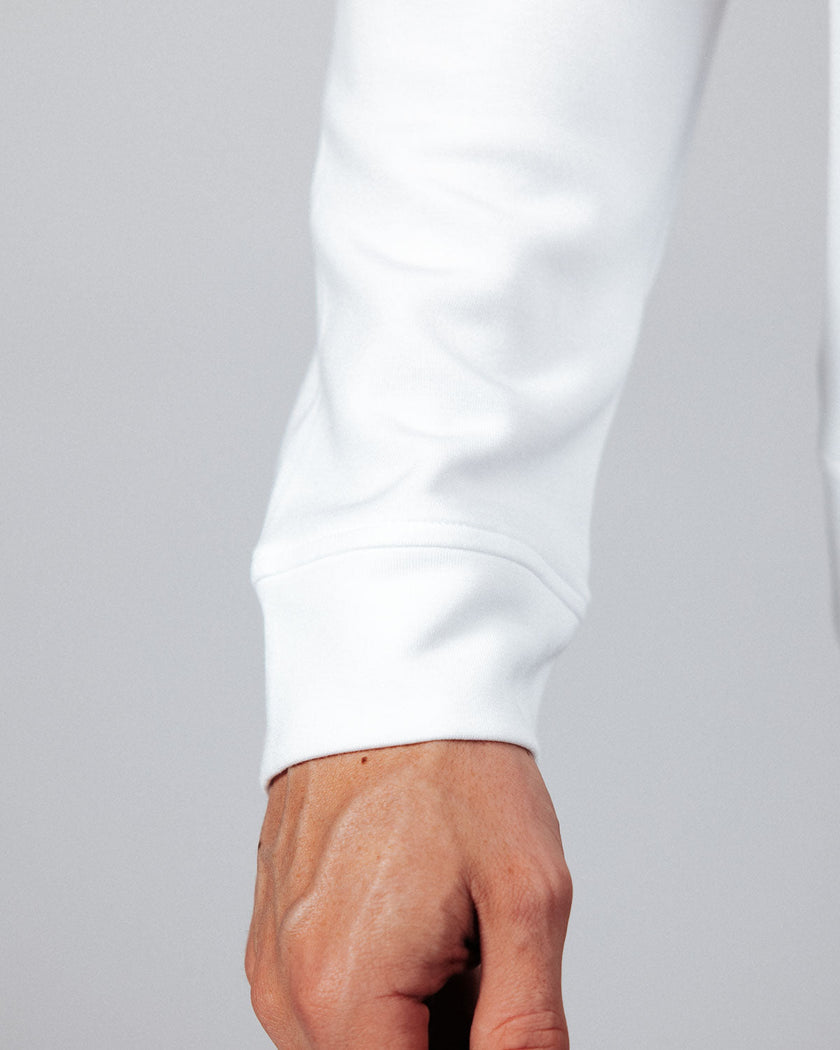 Men's White Golf Crew Neck