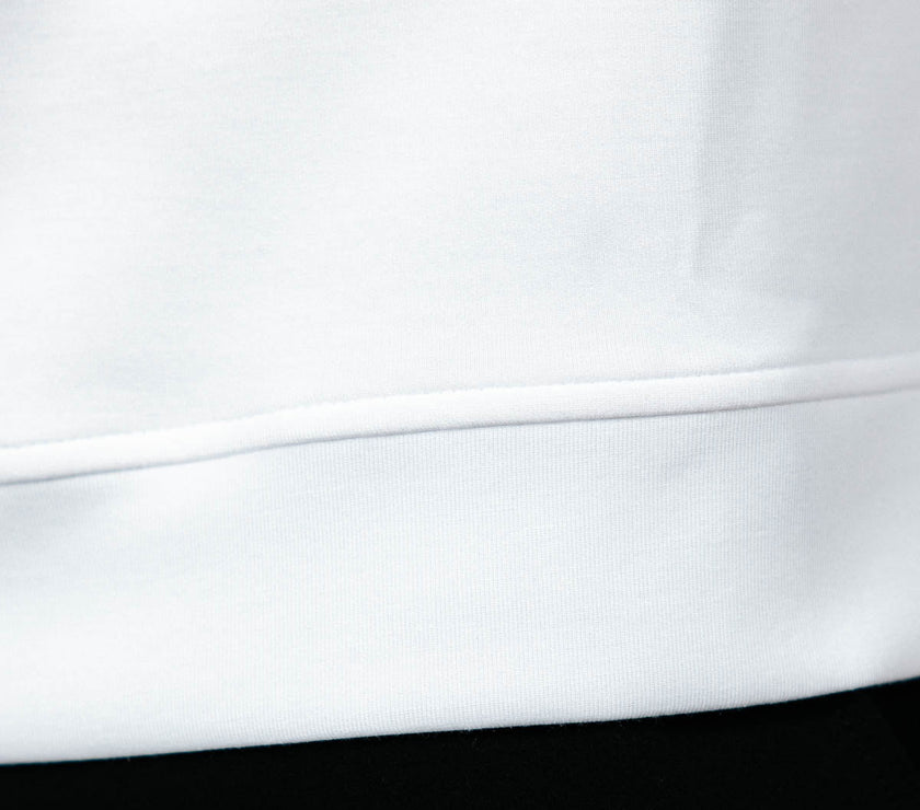 Men's White Golf Crew Neck