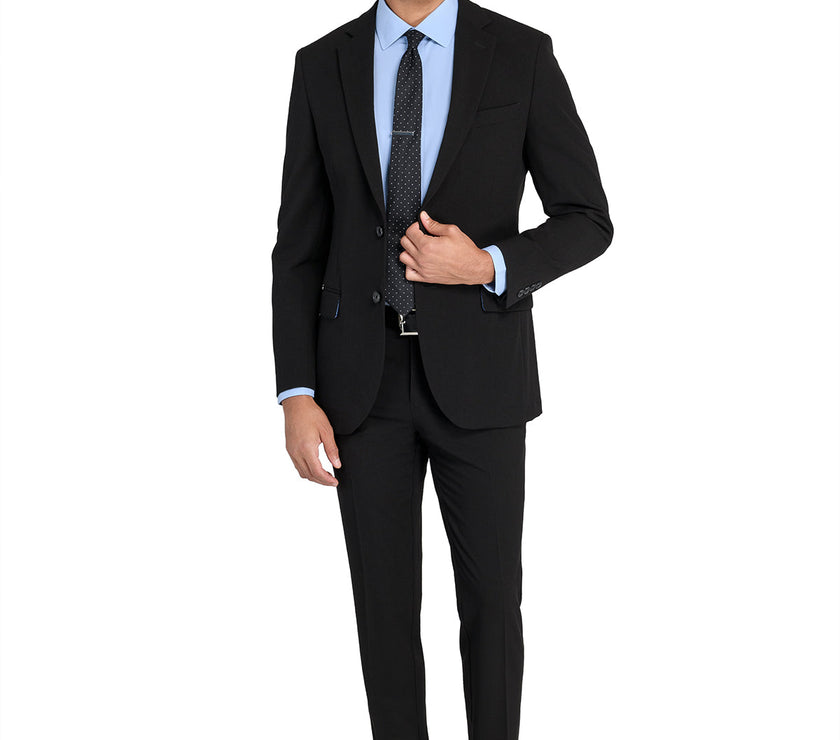 Elevate Suit Jacket, Black made for weddings and special occasions — refined Utah craftsmanship from Kator Shop for grooms and guests alike.