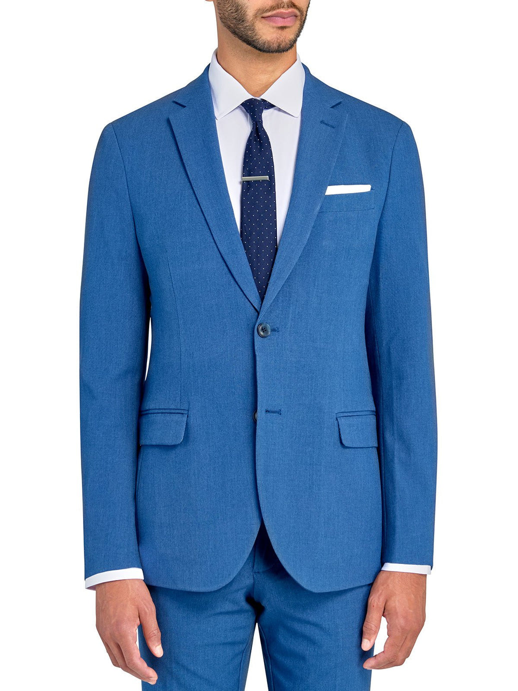 Elevate Suit Jacket, Powder Blue tailored in Logan, Utah — elegant men’s piece designed for dinners, galas, and formal celebrations.