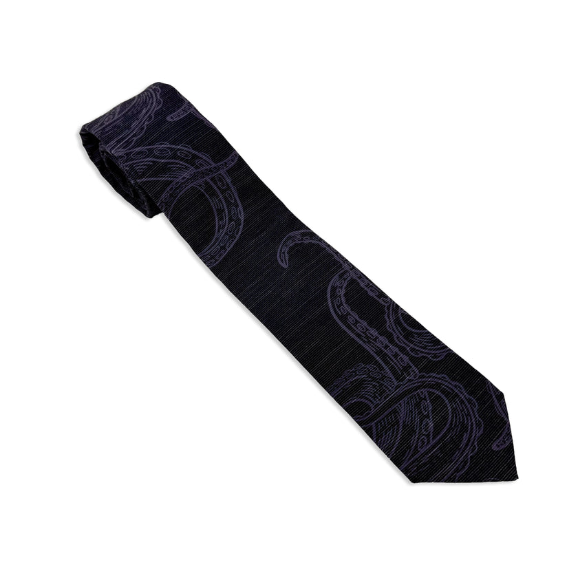 Photo of a men's necktie with an octopus on it