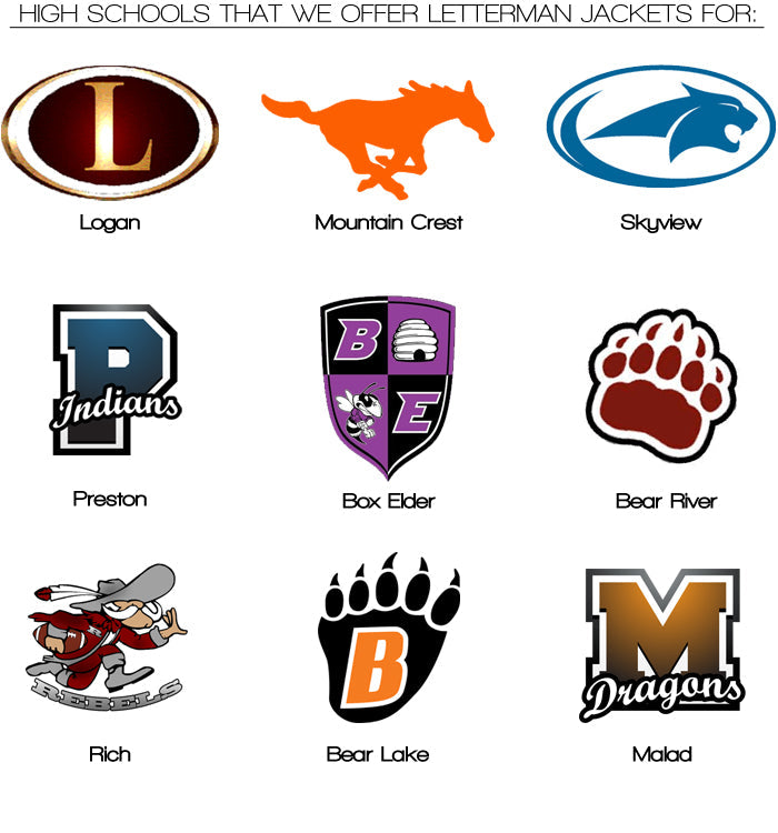 Classic Utah letterman jacket with premium wool body and leather sleeves