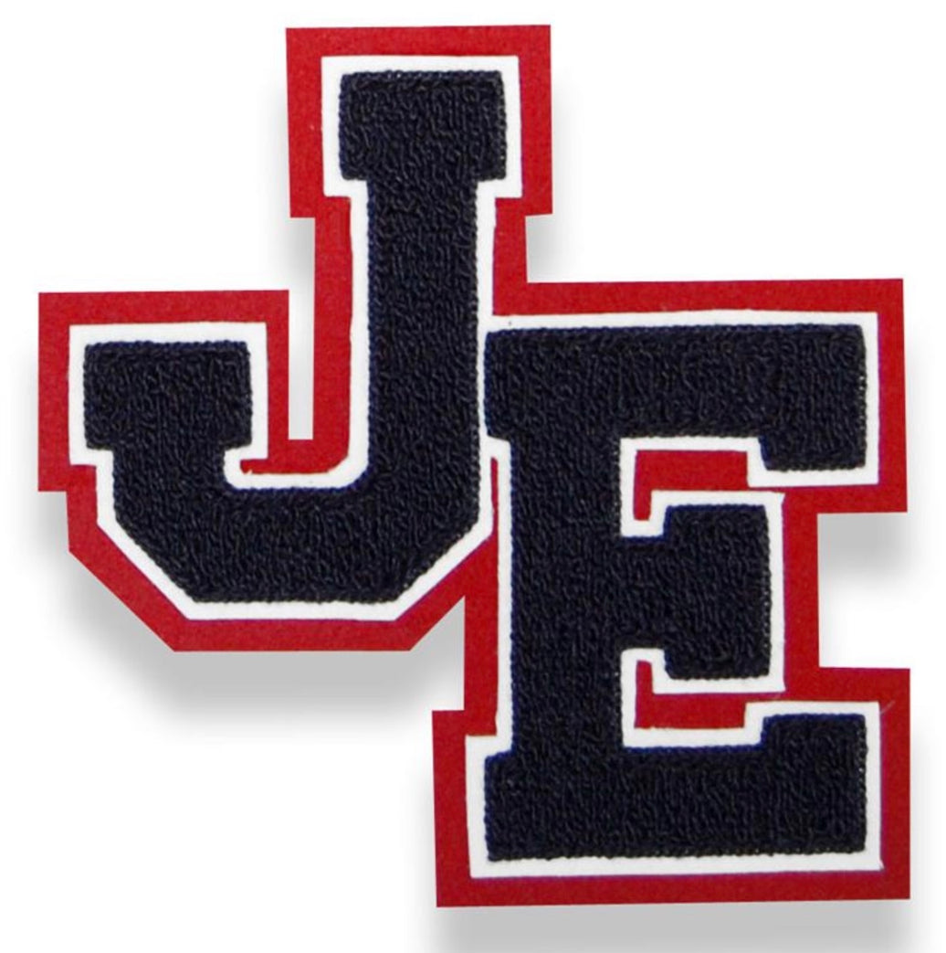 Custom High School 2 Letter Staggered Patch