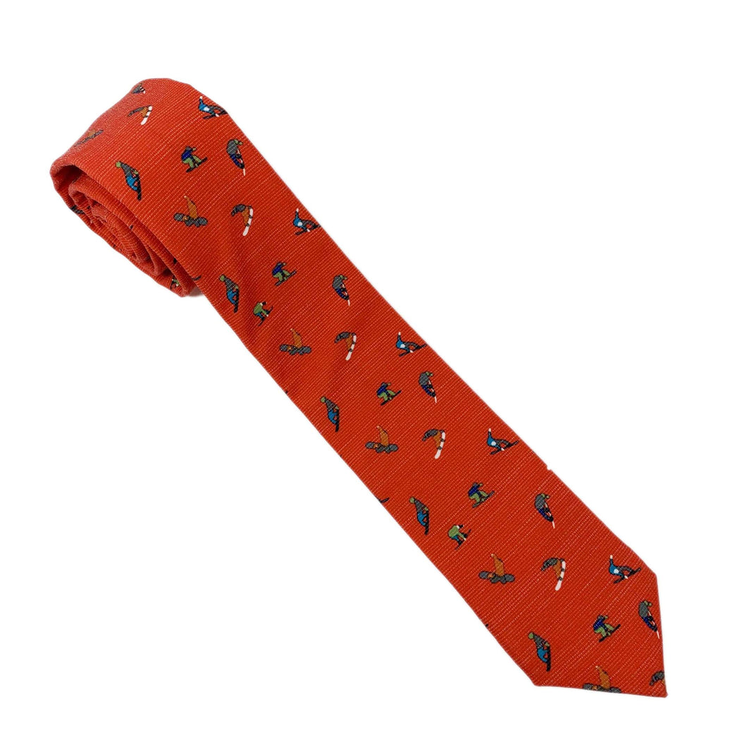 Know Your Grabs (Red) Men's Tie Missionary tie from Kator Shop in Logan, Utah — built to last through daily wear with clean, classic design for elders serving worldwide.