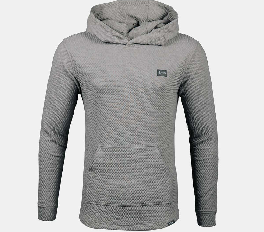 Light Gray Waffle Hoodie