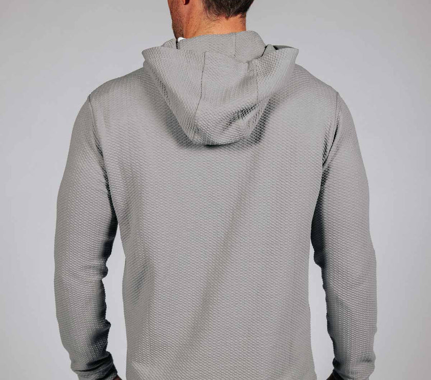 Light Gray Waffle Hoodie