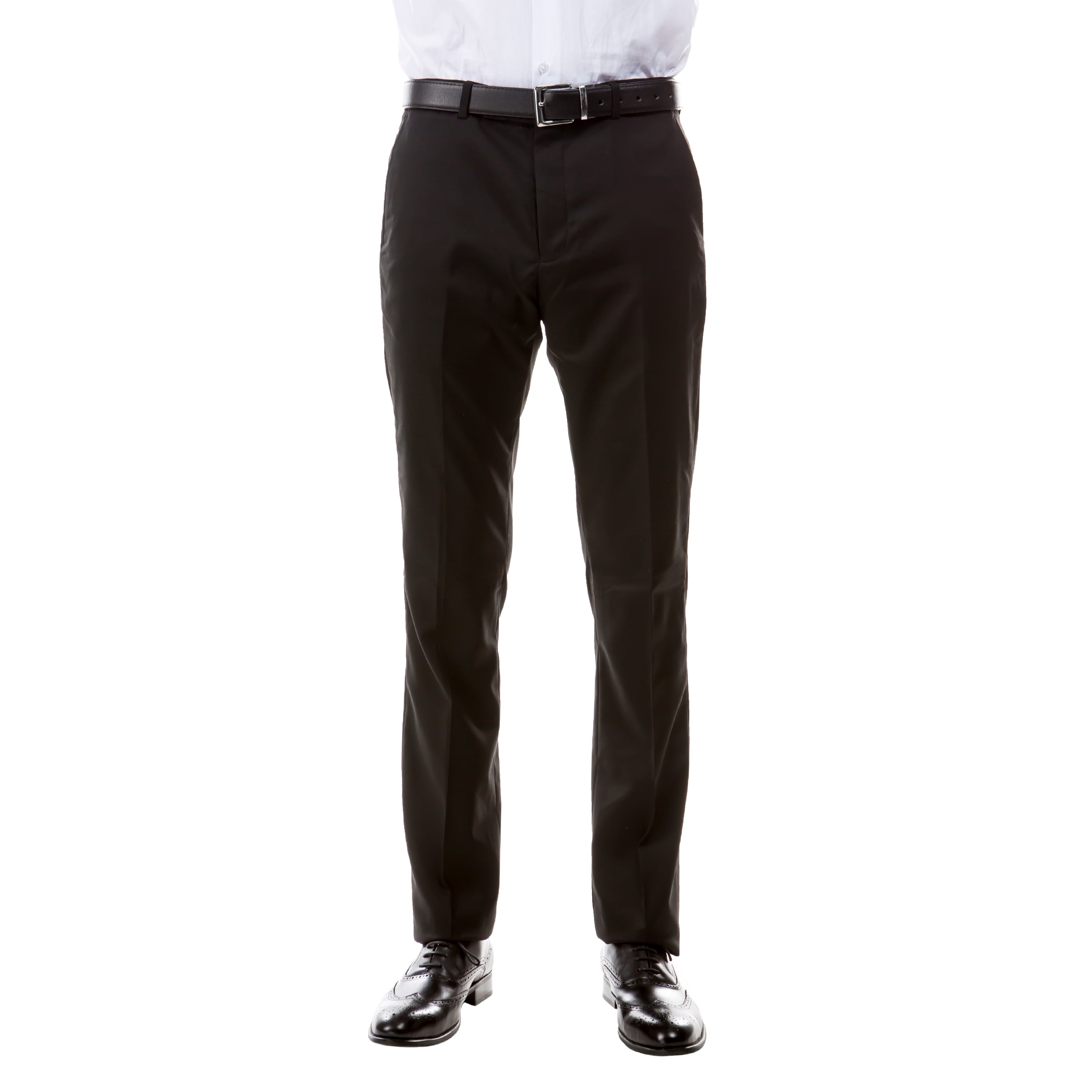 Zegarie Tailored-Fit Suits Separates solid Dress Pants