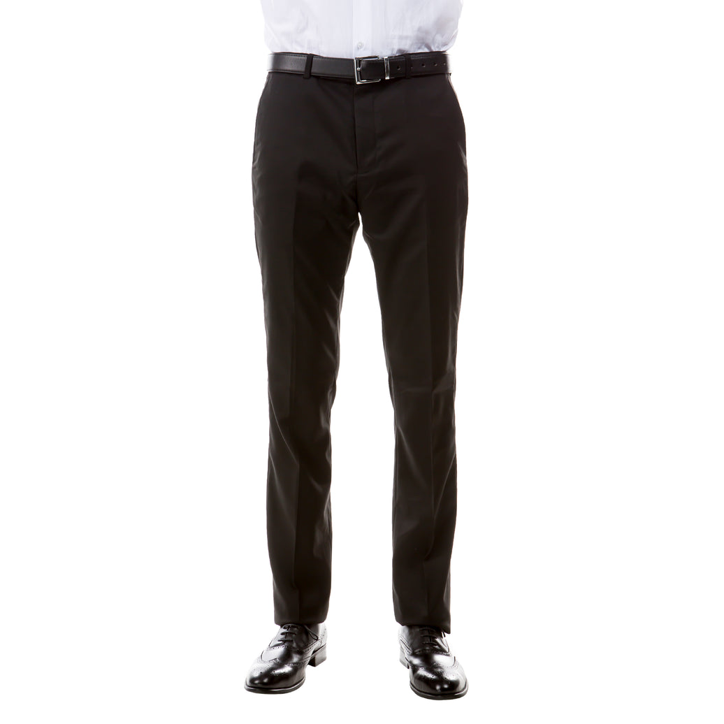 Zegarie Tailored-Fit Suits Separates solid Dress Pants