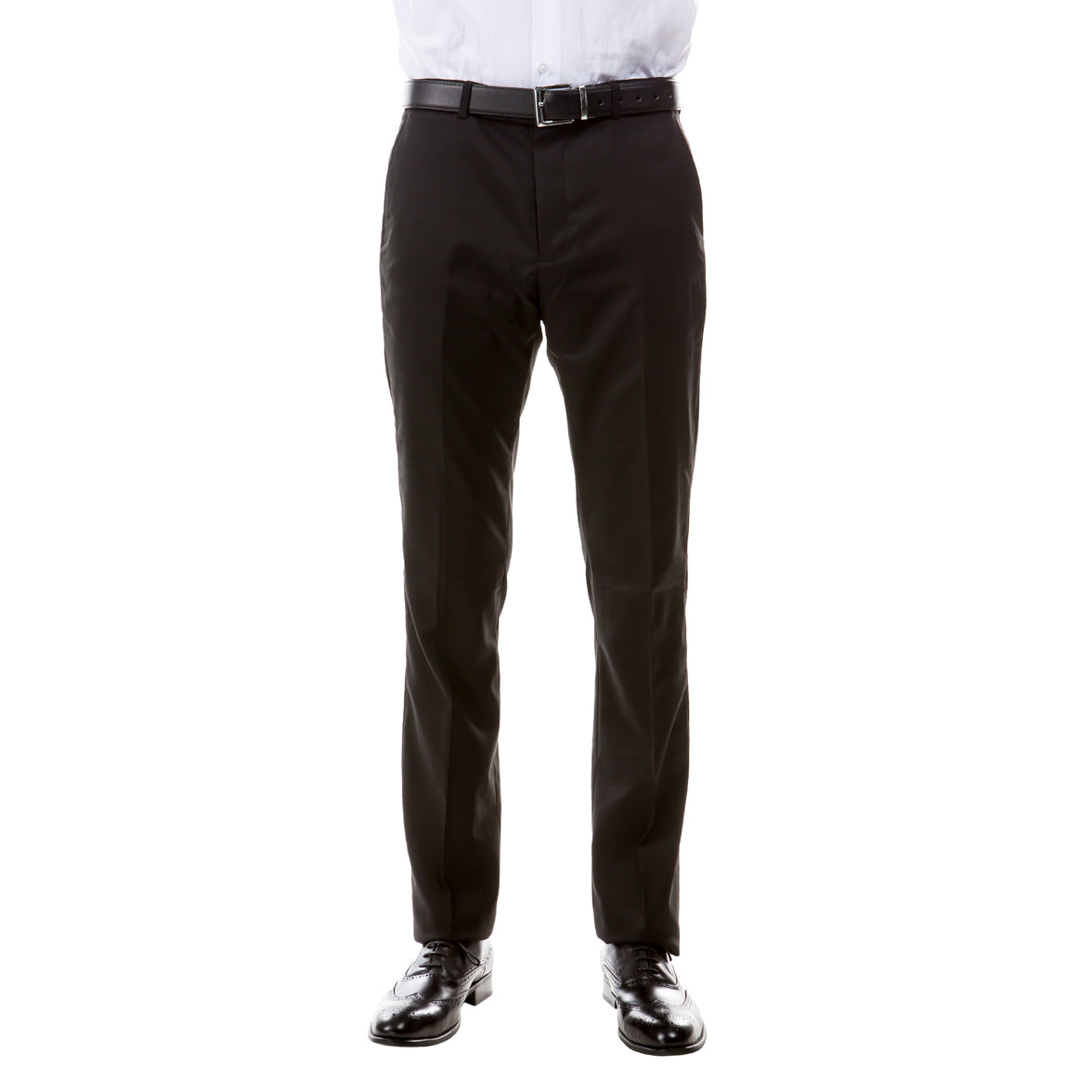 Zegarie Tailored-Fit Suits Separates solid Dress Pants
