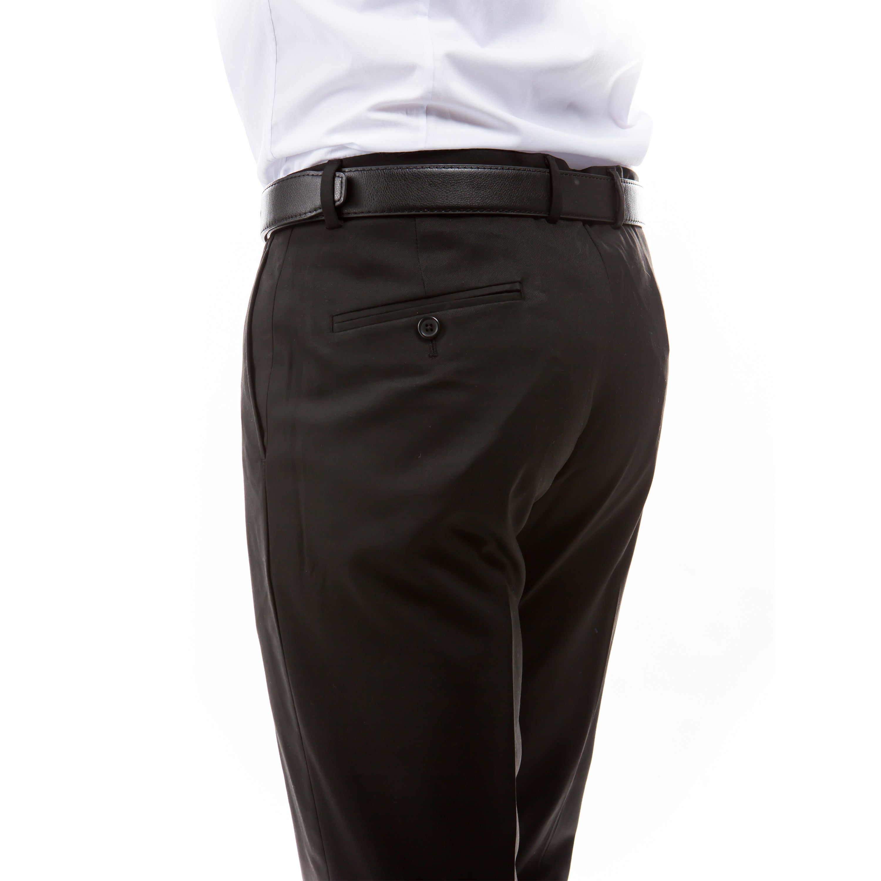 Zegarie Tailored-Fit Suits Separates solid Dress Pants
