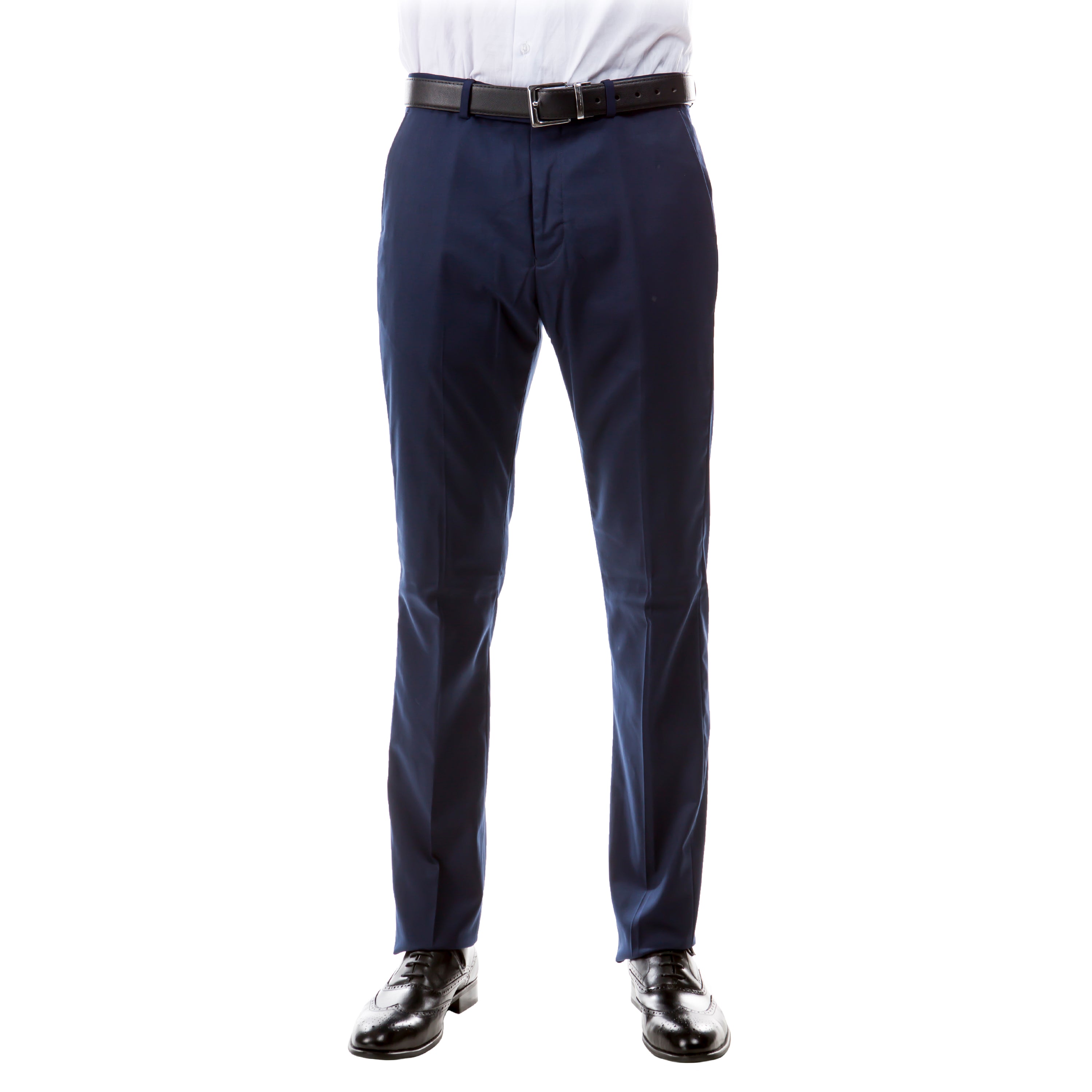 Zegarie Tailored-Fit Suits Separates solid Dress Pants