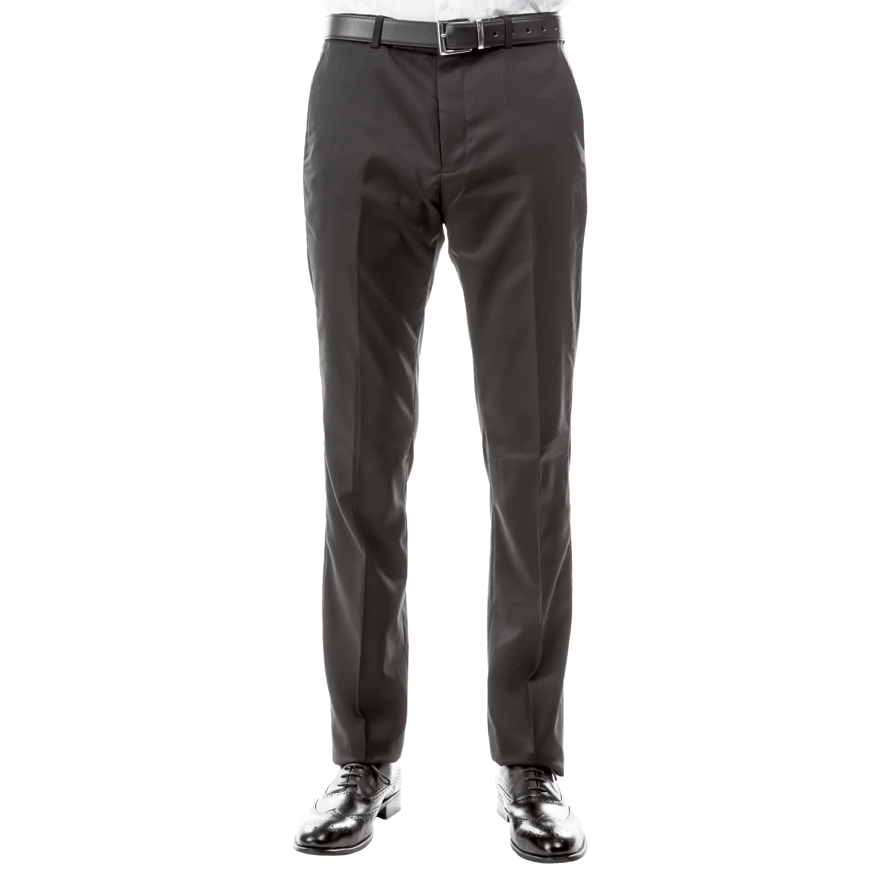 Zegarie Tailored-Fit Suits Separates solid Dress Pants