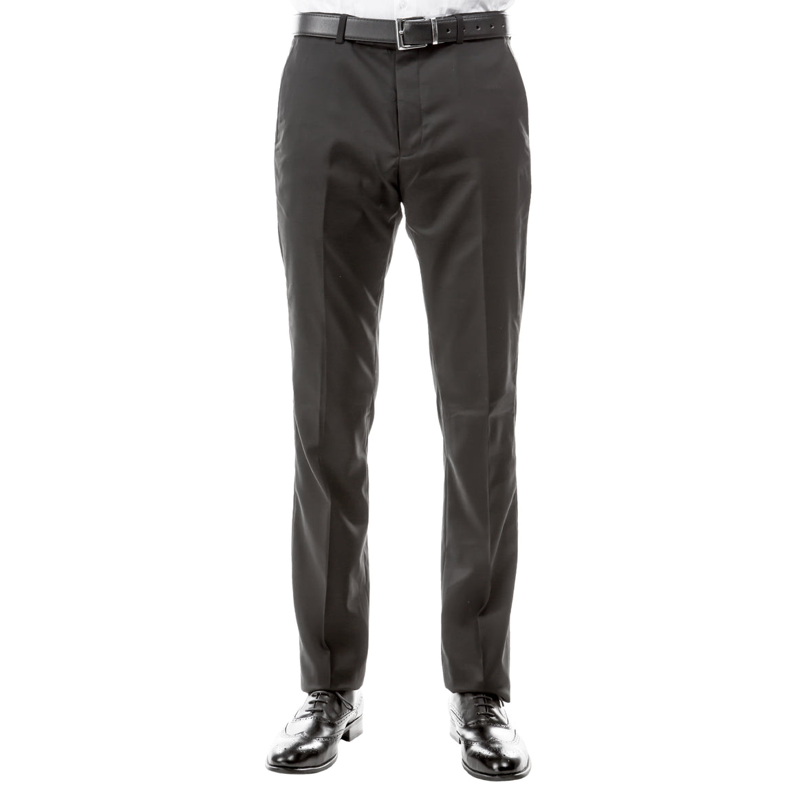 Zegarie Tailored-Fit Suits Separates solid Dress Pants