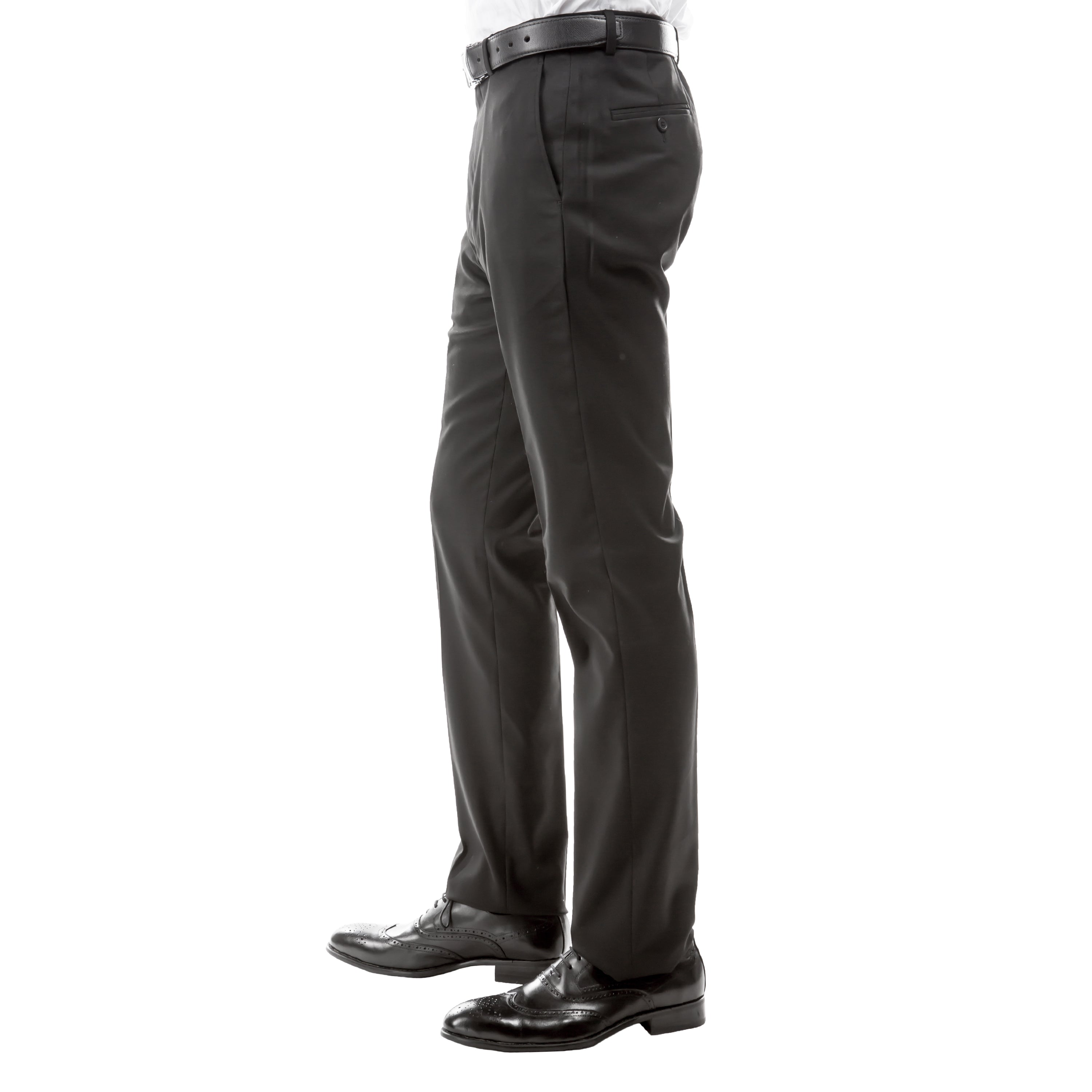 Zegarie Tailored-Fit Suits Separates solid Dress Pants
