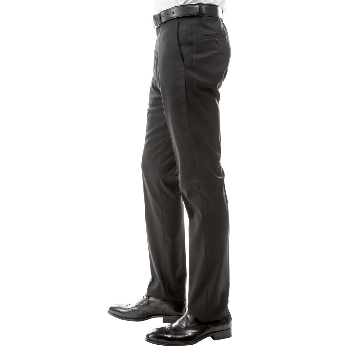 Zegarie Tailored-Fit Suits Separates solid Dress Pants