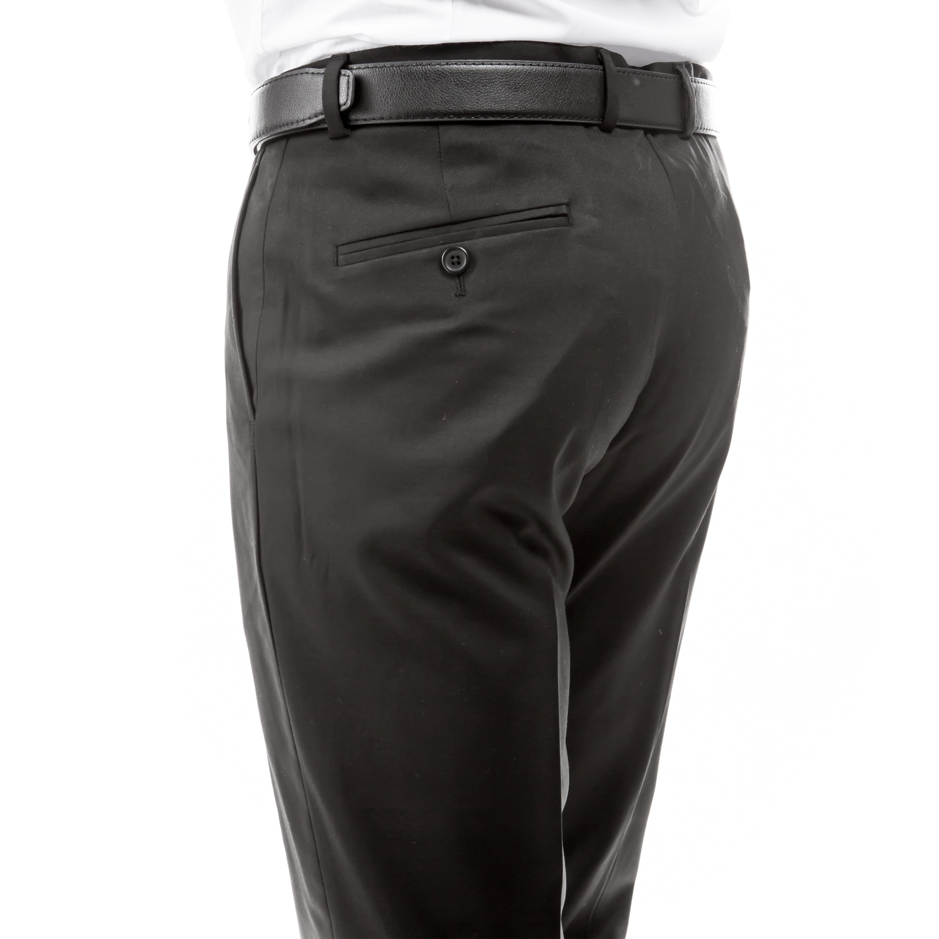 Zegarie Tailored-Fit Suits Separates solid Dress Pants