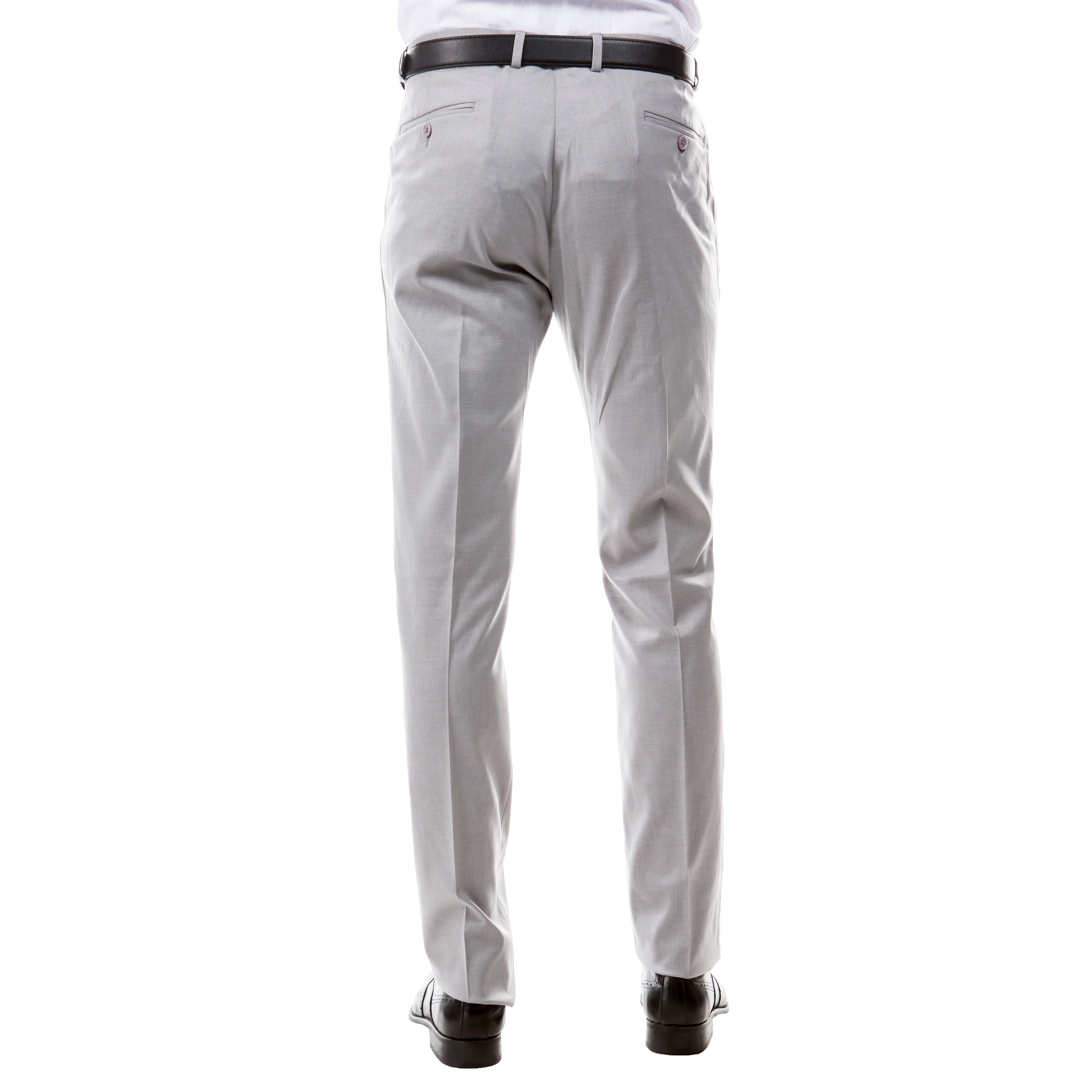 Zegarie Tailored-Fit Suits Separates solid Dress Pants