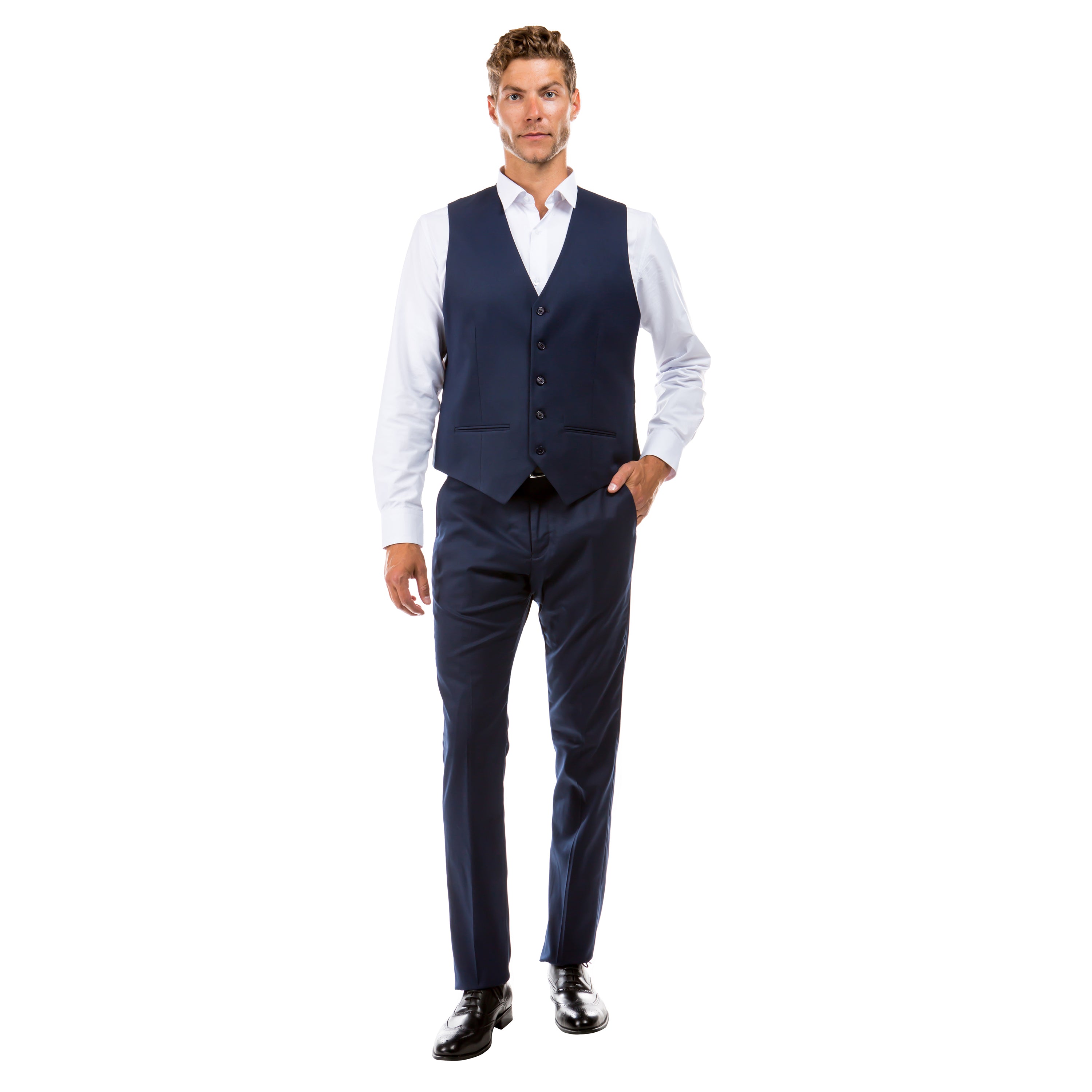 Zegarie Tailored-Fit Suits Separates Vest