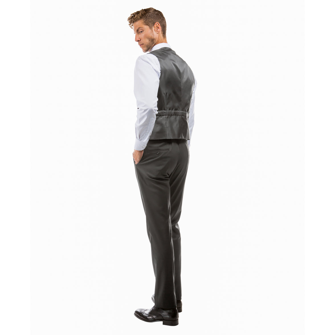 Zegarie Tailored-Fit Suits Separates Vest