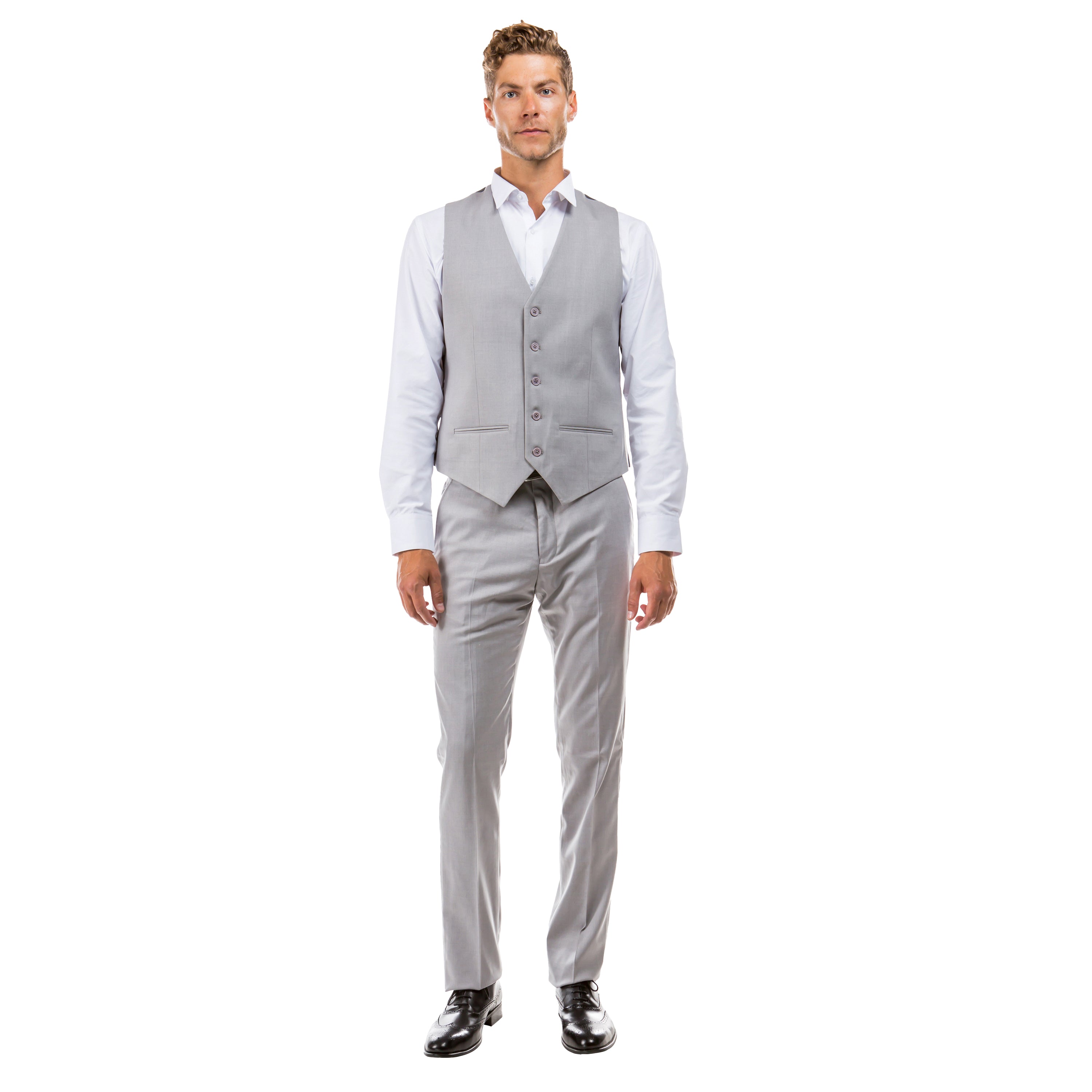 Zegarie Tailored-Fit Suits Separates Vest